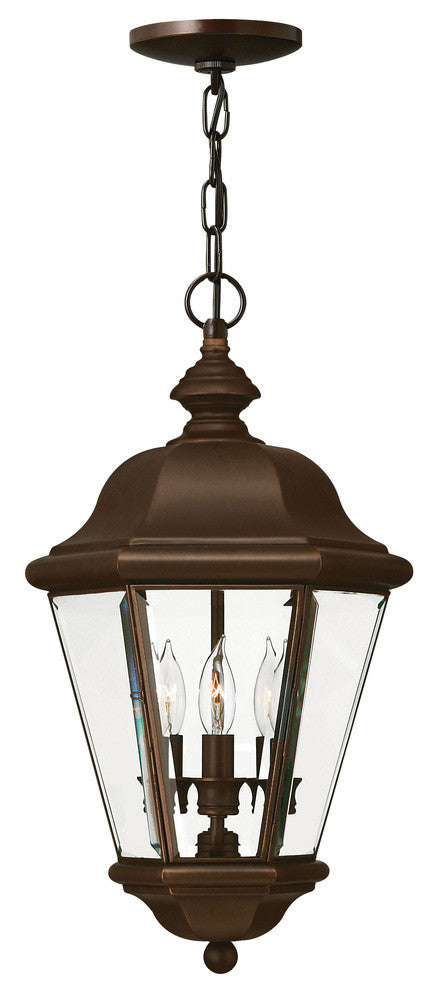Hinkley Clifton Park Outdoor Hanging Lantern Copper Bronze