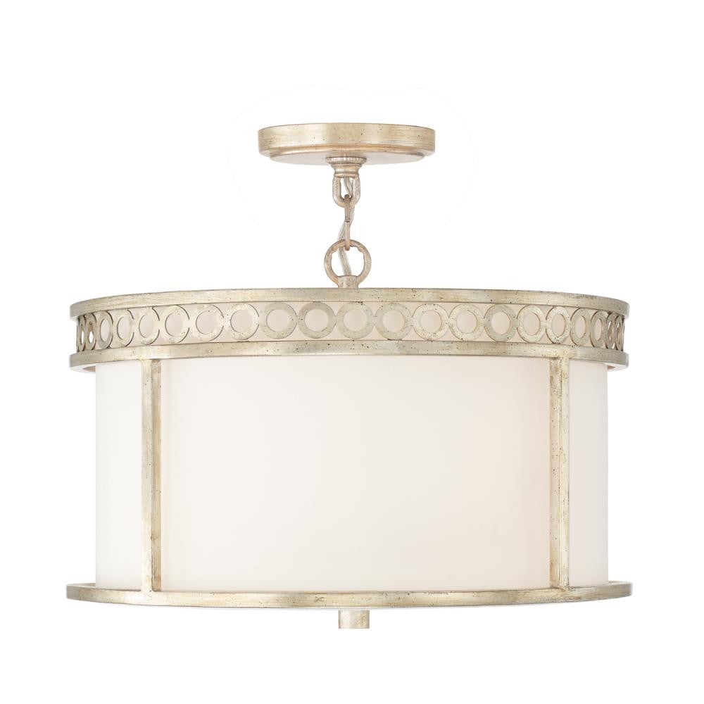 Capital Isabella Semi-Flush Winter Gold