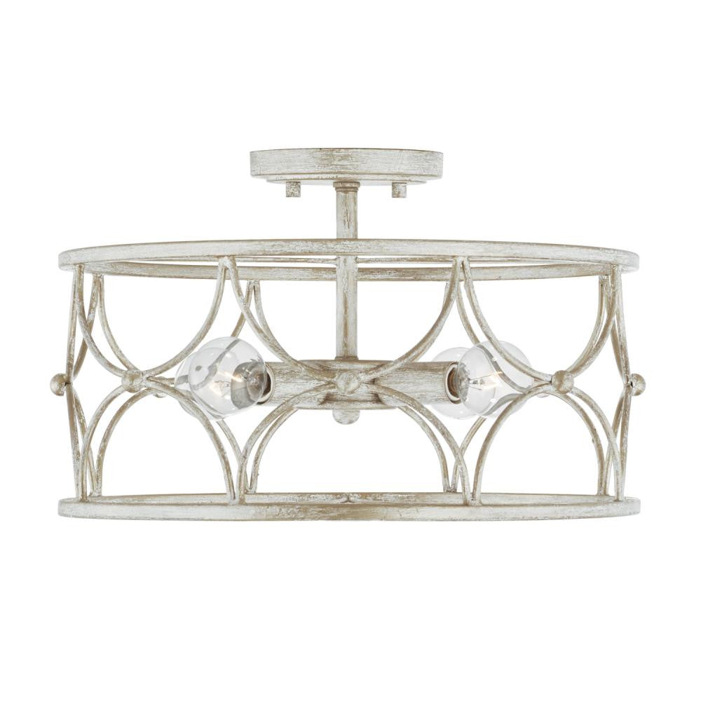 Capital Ricci Semi-Flush Winter White