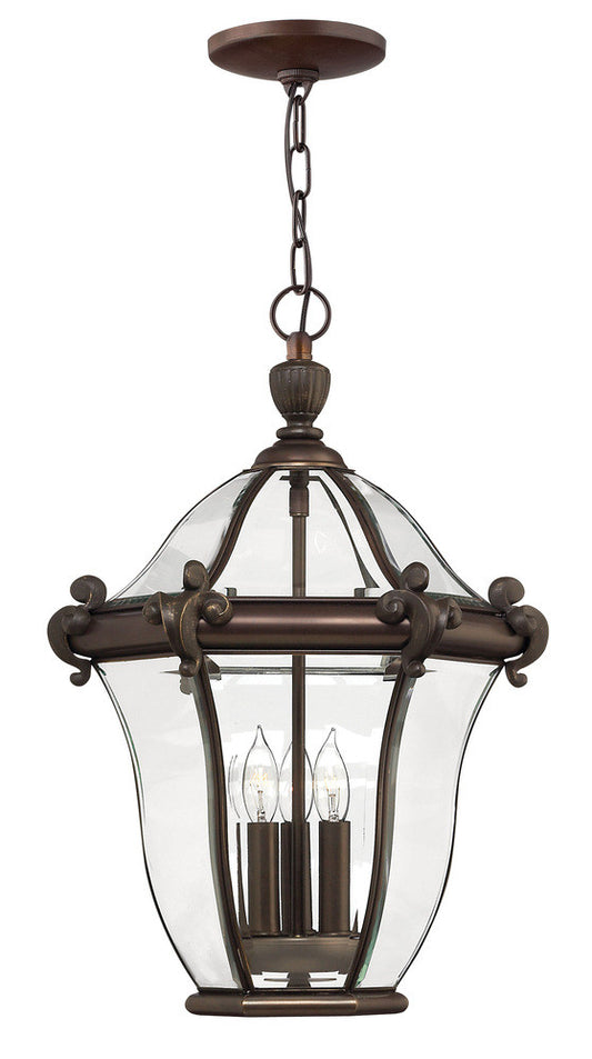 Hinkley San Clemente Outdoor Hanging Lantern Copper Bronze