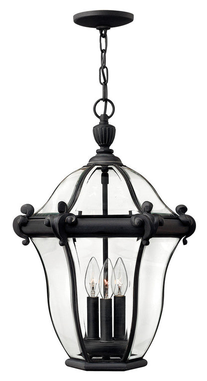 Hinkley San Clemente Outdoor Hanging Lantern Museum Black