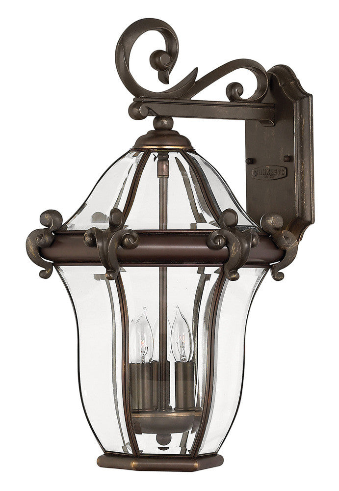 Hinkley San Clemente Outdoor Wall Mount Lantern Copper Bronze