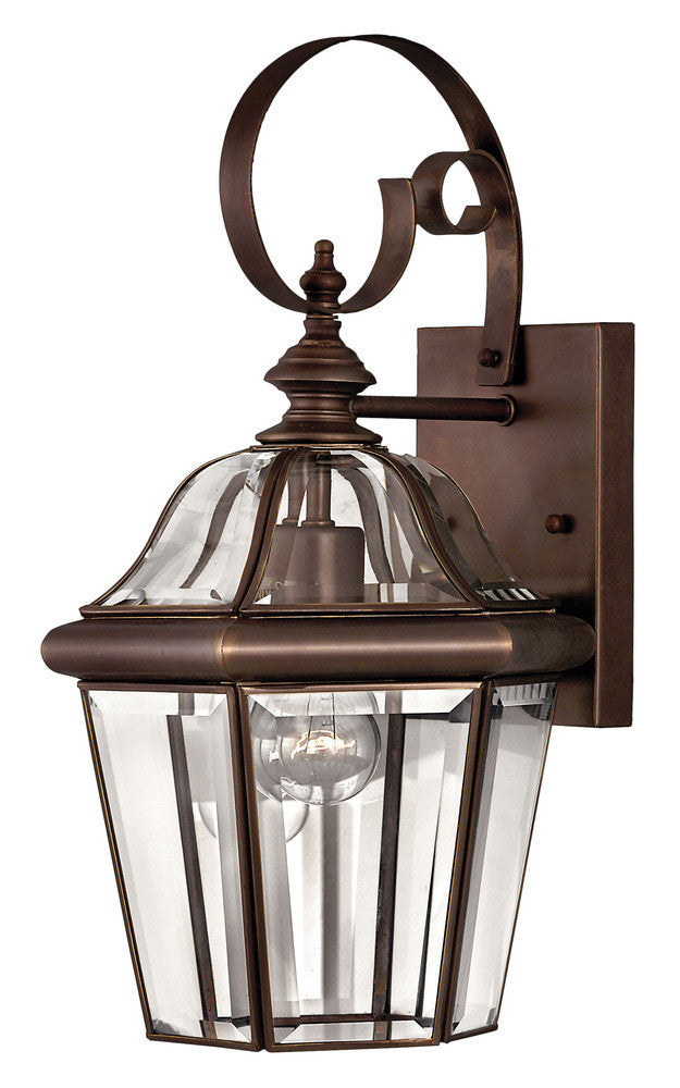 Hinkley Augusta Outdoor Wall Lantern Copper Bronze