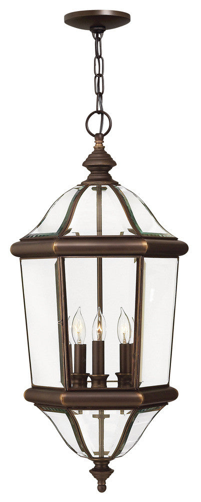 Hinkley Augusta Outdoor Hanging Lantern Copper Bronze