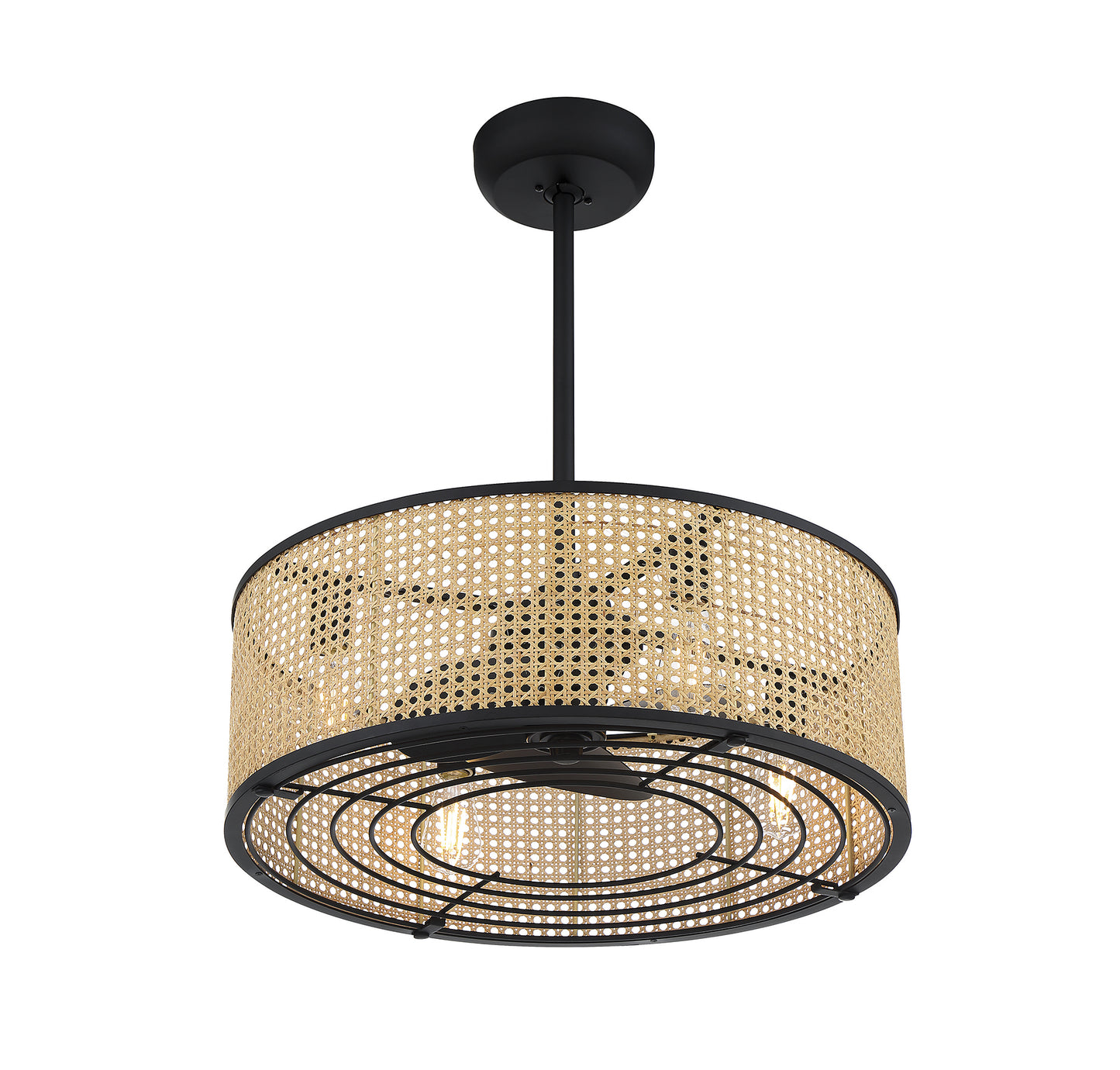 Astoria 4-Light Fan D'Lier - Warm Brass