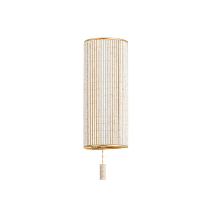 Hudson Valley Hampden Wall Sconce Vintage Gold Leaf