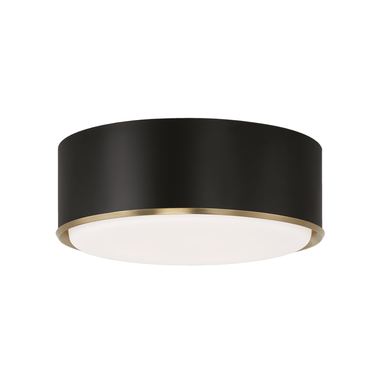 Capital Carlton Flush Mount - Matte Brass and Black