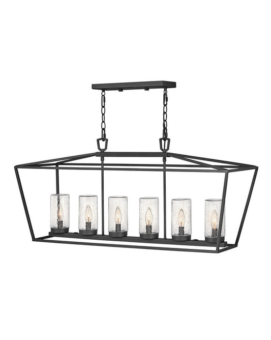 Hinkley Alford Place Outdoor Pendant Aluminum, Black, Museum Black