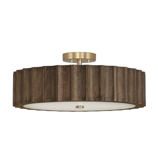 Capital Cody Semi-Flush in Matte Brass