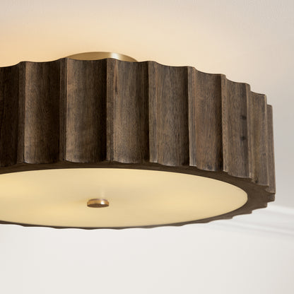 Capital Cody Semi-Flush in Matte Brass