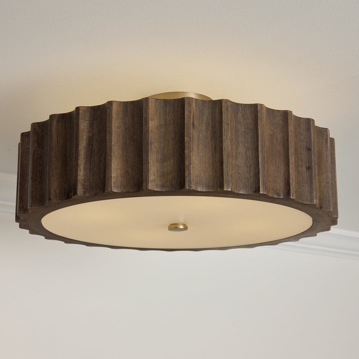 Capital Cody Semi-Flush in Matte Brass