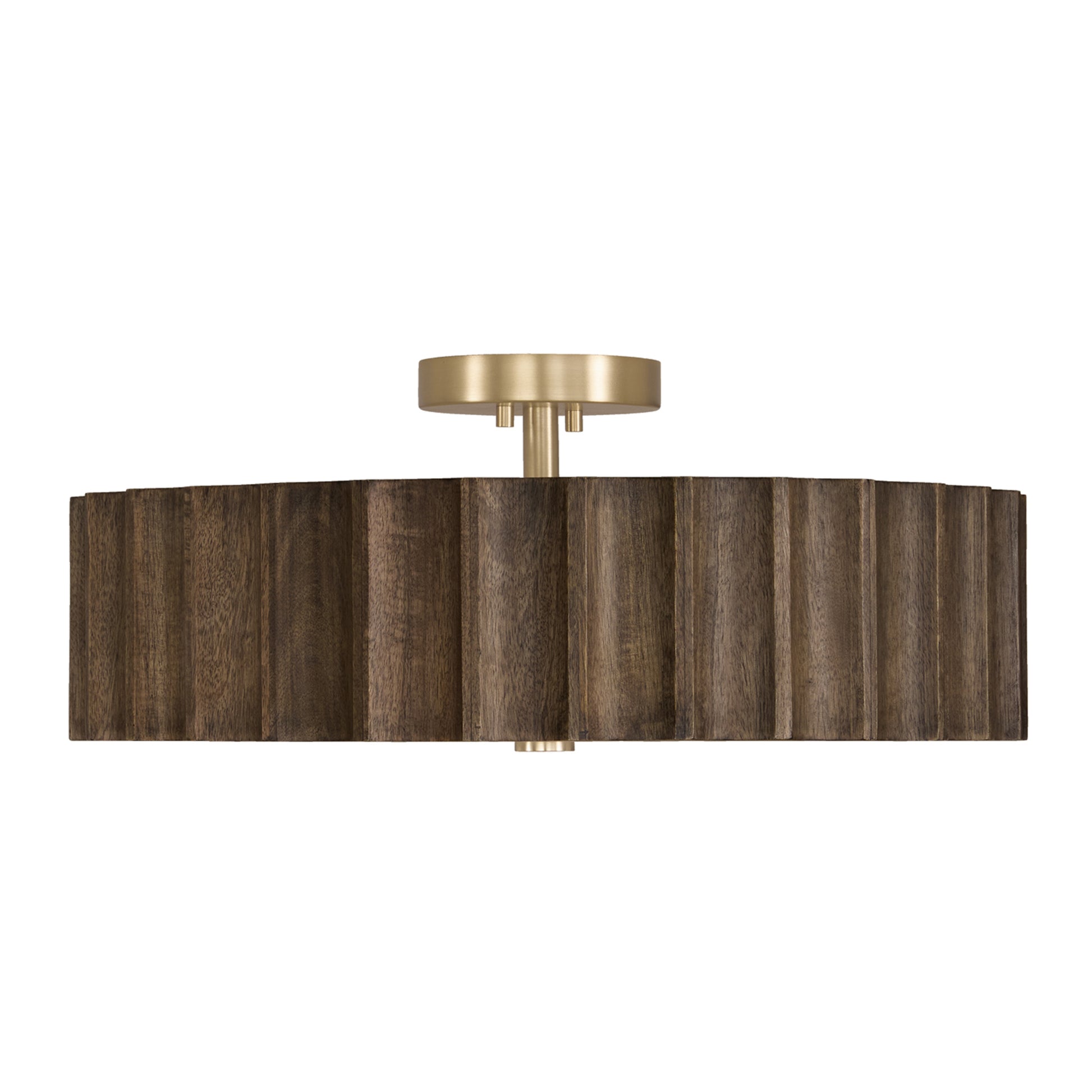 Capital Cody Semi-Flush in Matte Brass