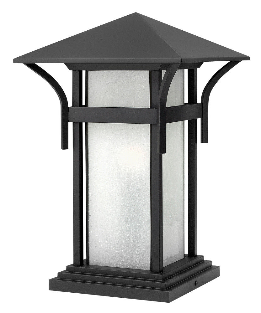 Hinkley Harbor Medium Pier Mount Lantern Satin Black