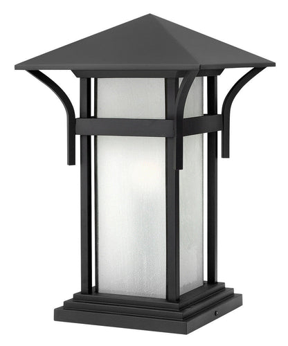 Hinkley Harbor Medium Pier Mount Lantern Satin Black