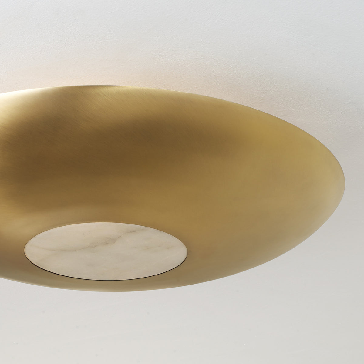 Capital Gia Semi-Flush in Aged Brass