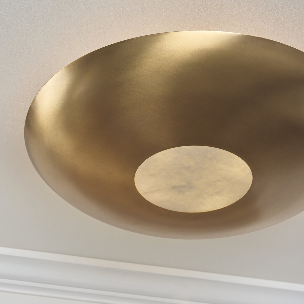 Capital Gia Semi-Flush in Aged Brass