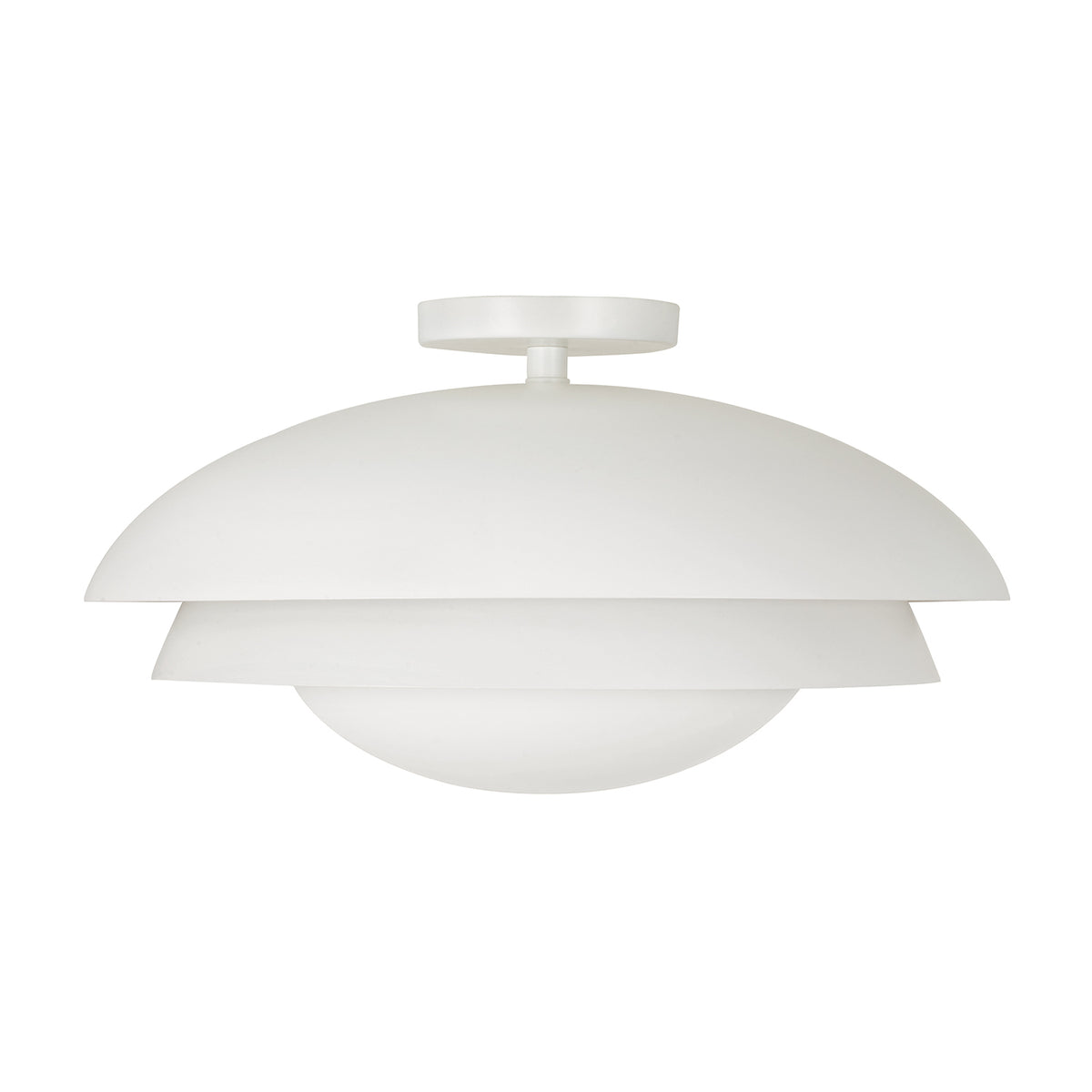 Capital Jensen Semi-Flush - Matte White