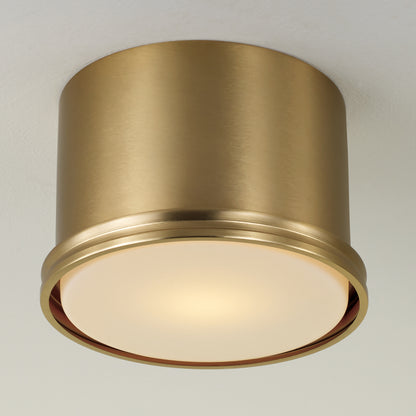 Capital Griffin Flush Mount in Aged Brass