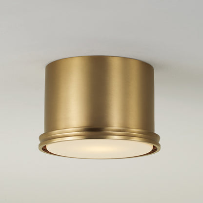 Capital Griffin Flush Mount in Aged Brass