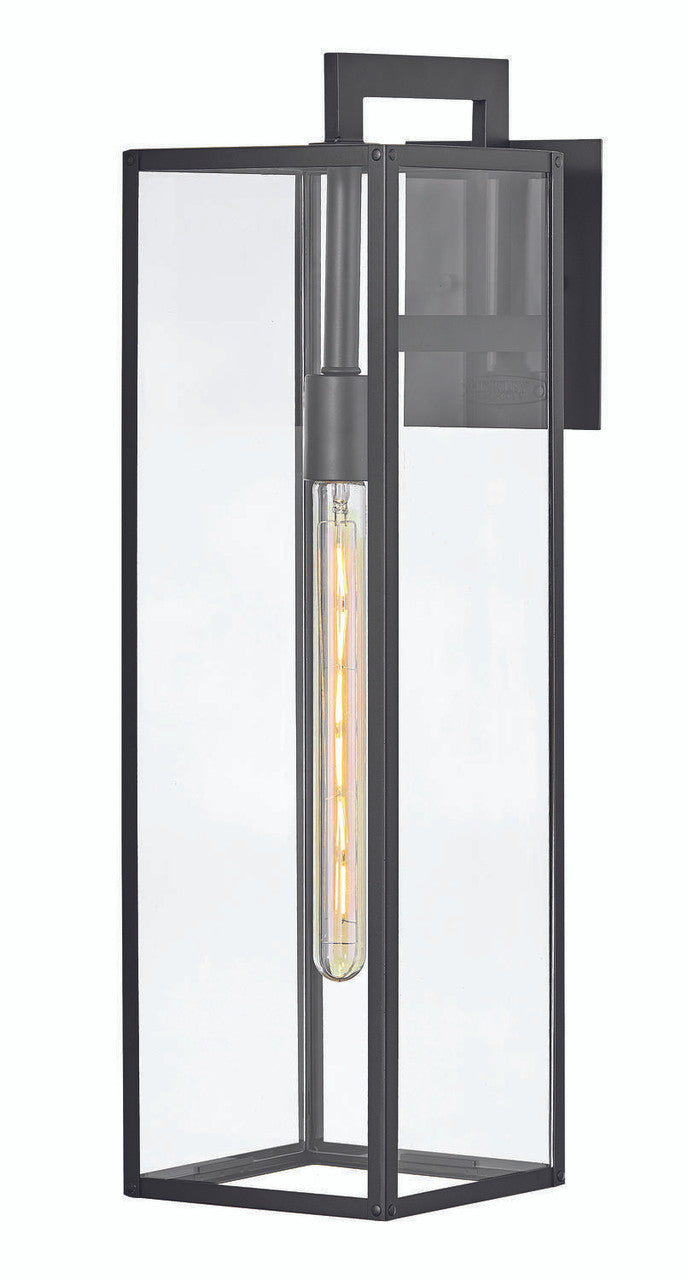 Hinkley Max Outdoor Wall Mount Lantern Black