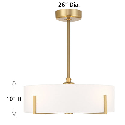 Mansell 4-Light Fan D'Lier