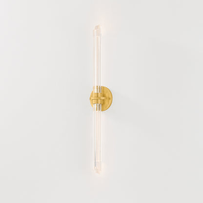 Hudson Valley Knighton Bath & Vanity Light Aged Brass detail view 2