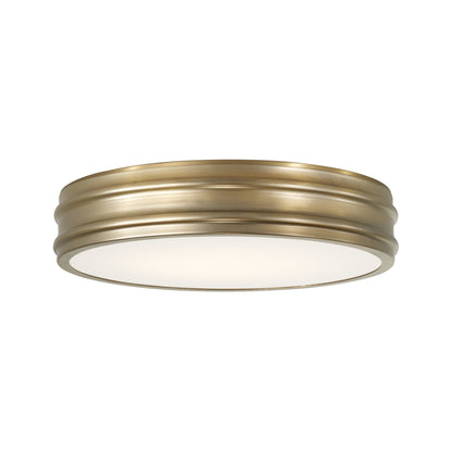 Capital Vale Flush Mount in Aged Brass