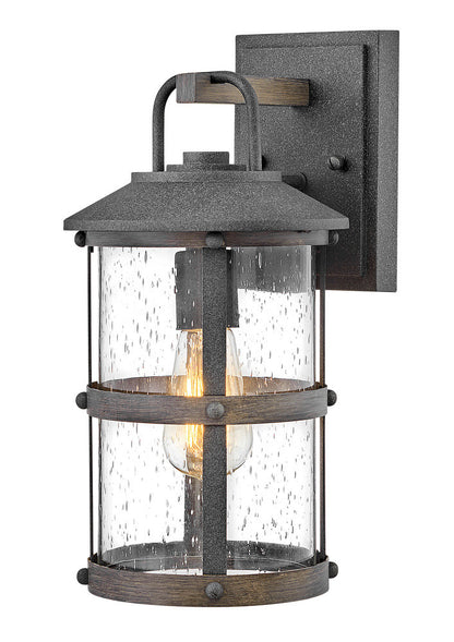 Hinkley Lakehouse Outdoor Wall Lantern Aged Zinc