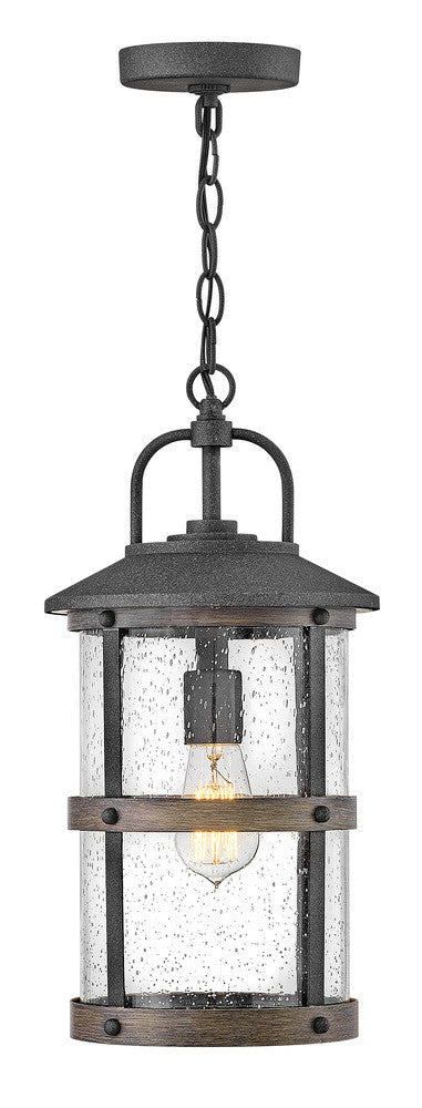 Hinkley Lakehouse Outdoor Hanging Lantern Aged Zinc