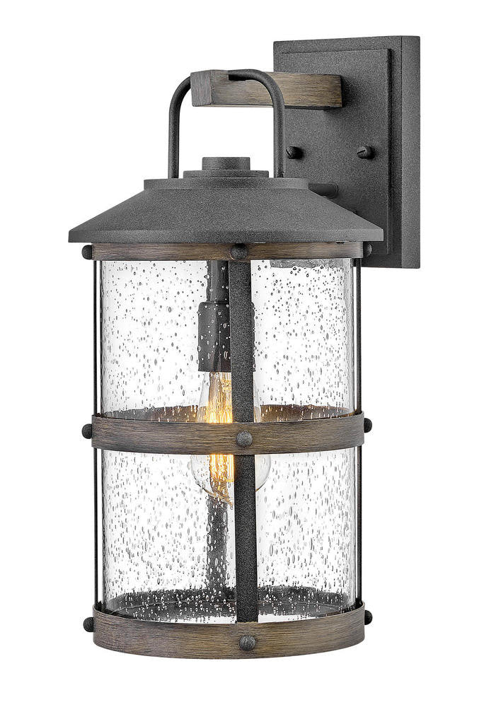 Hinkley Lakehouse Outdoor Wall Lantern Aged Zinc