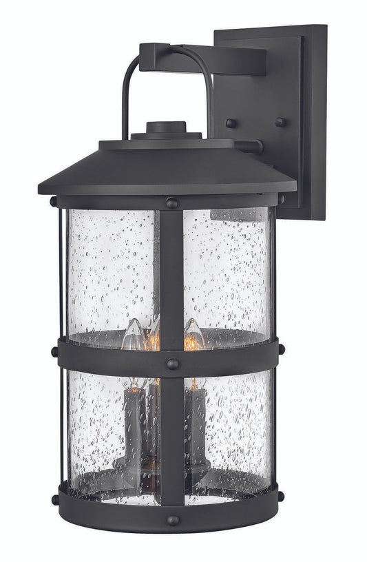 Hinkley Lakehouse Outdoor Wall Mount Lantern Black
