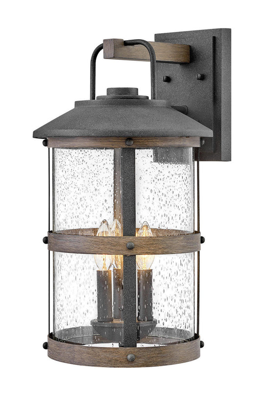 Hinkley Lakehouse Outdoor Wall Lantern Aged Zinc
