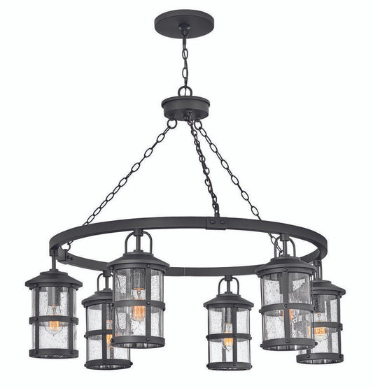 Hinkley Lakehouse Outdoor Chandelier Black