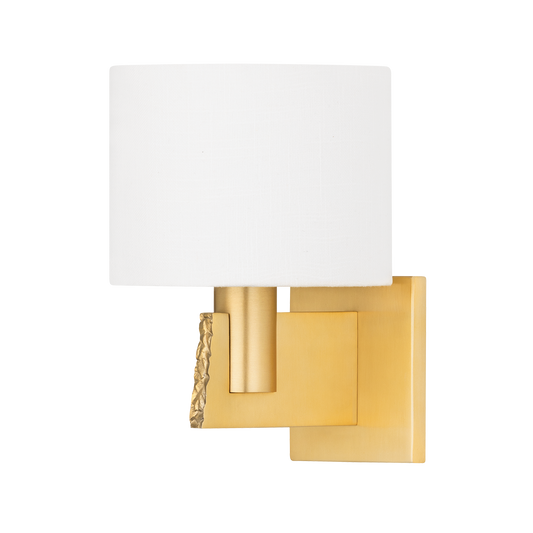 Hudson Valley Brampton Wall Sconce Aged Brass