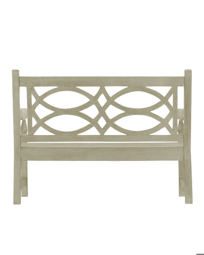 Hatfield Bench, Brown Portland, Faux Bois, 54"W, Currey and Company 2724