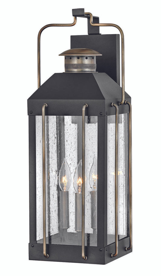 Hinkley Fitzgerald Outdoor Wall Mount Lantern Black