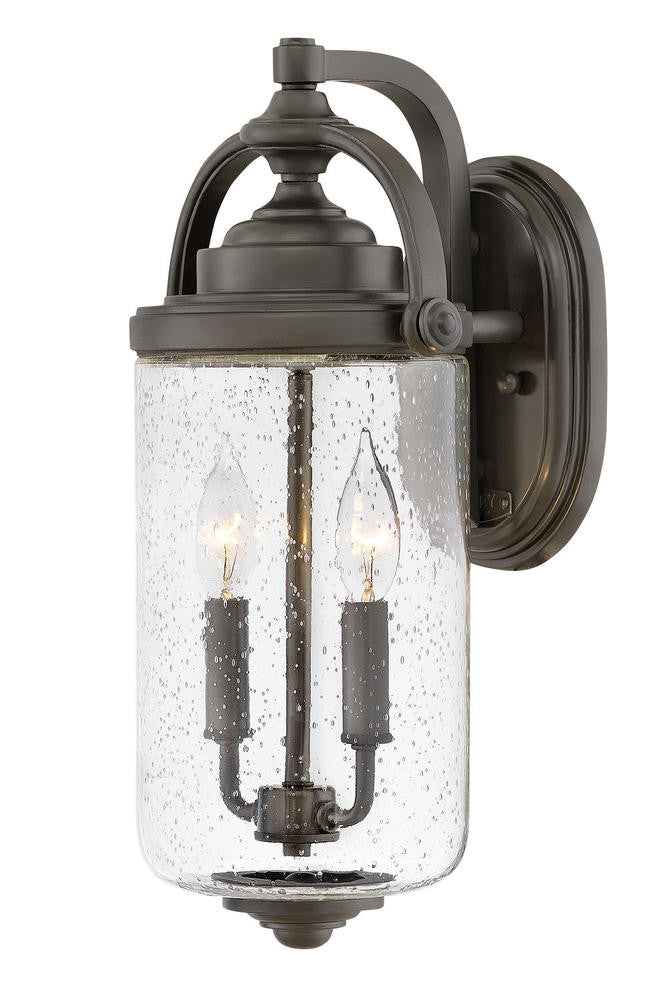 Hinkley Willoughby Outdoor Wall Mount Lantern Oil-Rubbed Bronze