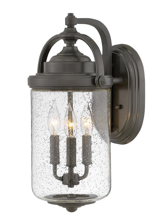 Hinkley Willoughby Outdoor Wall Mount Lantern Oil-Rubbed Bronze