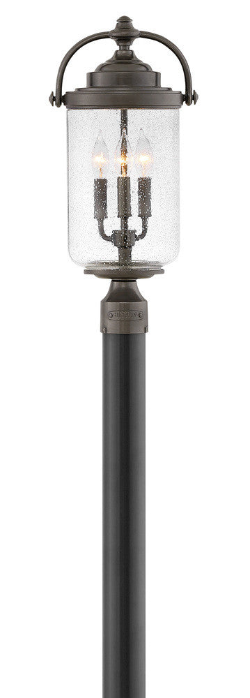 Hinkley Willoughby Outdoor Post Mount Lantern Oil-Rubbed Bronze