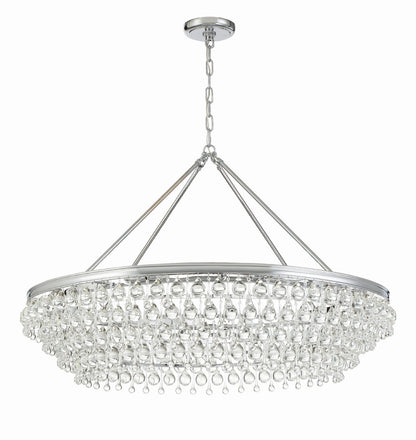 Crystorama Calypso 8 Light Chandelier Vibrant Bronze