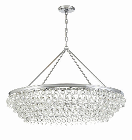 Crystorama Calypso 8 Light Chandelier Vibrant Bronze