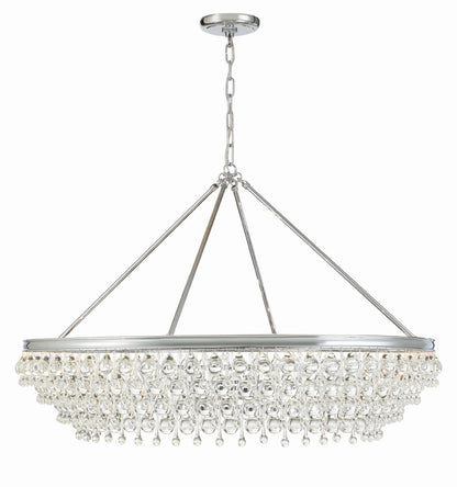 Crystorama Calypso 8 Light Chandelier Vibrant Gold