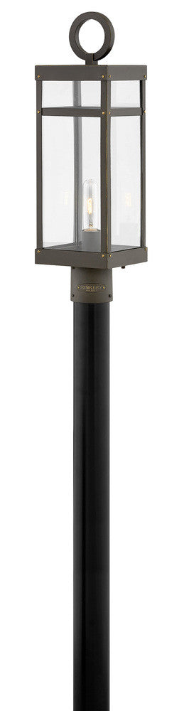 Hinkley Porter Outdoor Post Mount Lantern Oil-Rubbed Bronze
