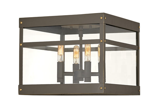 Hinkley Porter Outdoor Flush Mount Oil-Rubbed Bronze