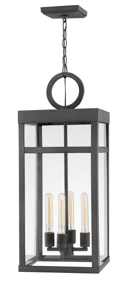 Hinkley Porter Outdoor Pendant Aged Zinc