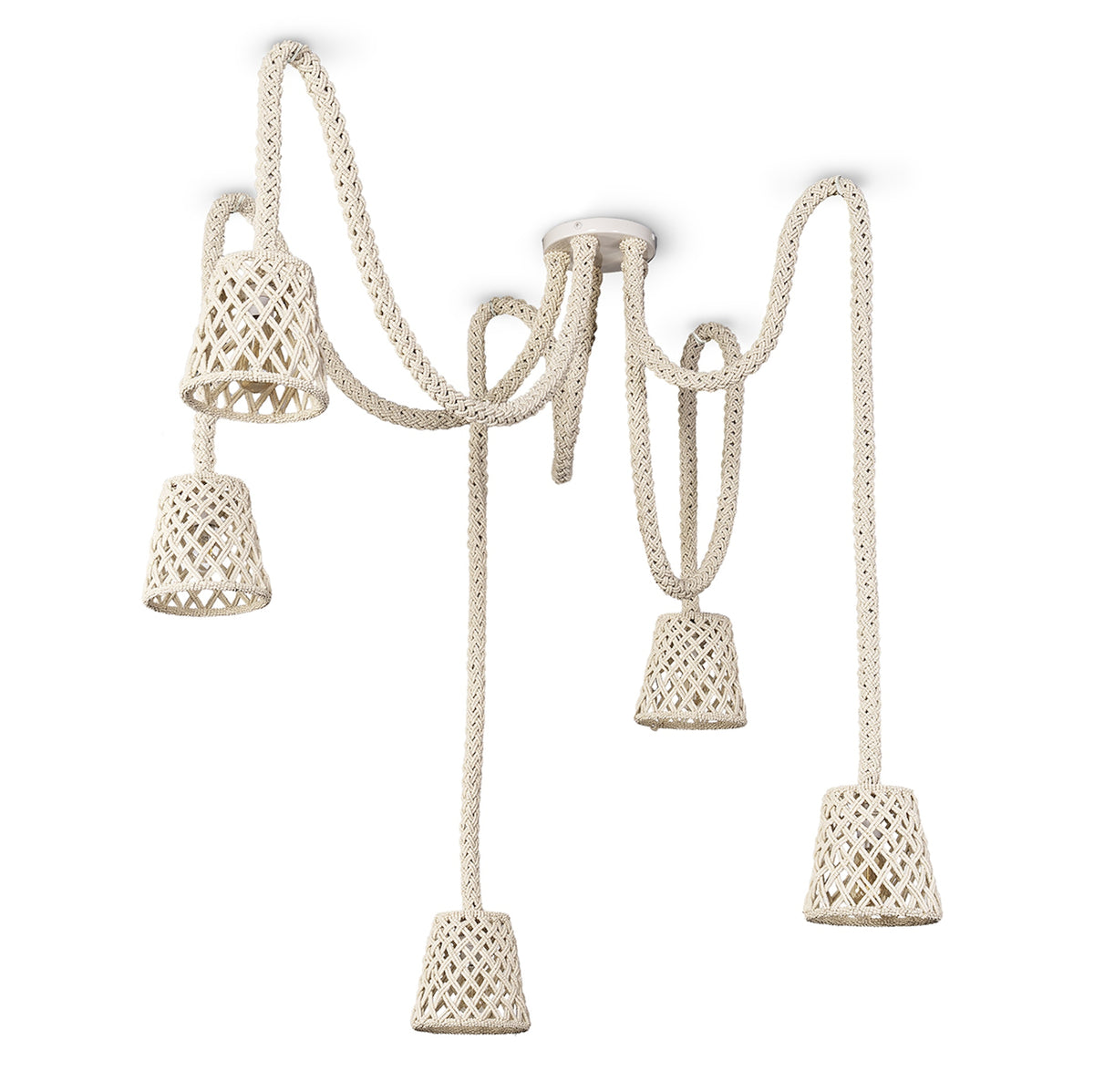 Palecek Margot Chandelier - Cream