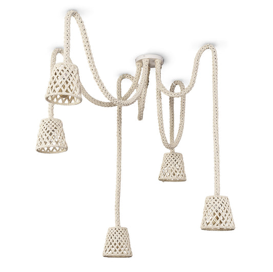 Palecek Margot Chandelier - Cream