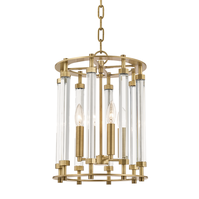 Hudson Valley Haddon Pendant Antique Brass
