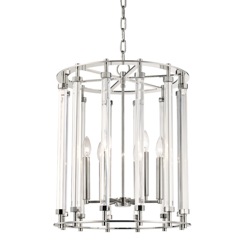 Hudson Valley Haddon Pendant Polished Nickel