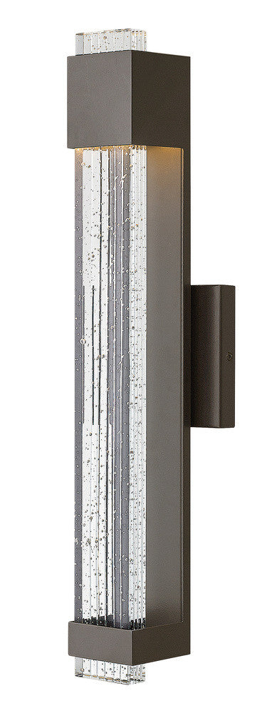 Hinkley Glacier Outdoor Wall Mount Lantern Bronze
